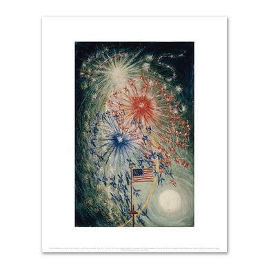 Florine Stettheimer, Fourth of July Number 1, 1927, Addison Gallery of American Art, Phillips Academy, Andover, MA. Fine Art Prints in various sizes by 1000Artists.com