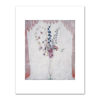 Florine Stettheimer, Delphinums and Columbine, c.1923, Private Collection, Photo © Christie's Images / Bridgeman Images. Fine Art Prints in various sizes by 1000Artists.com