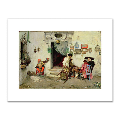 ose-Jimenes Aranda, Figaro's Shop, 1875, Walters Art Museum. Fine Art Prints  in various sizes by 1000Artists.com