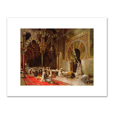 Edwin Lord Weeks, Interior of a Mosque at Cordova, ca. 1880, Walters Art Museum. Fine Art Prints in various sizes by 1000Artists.com