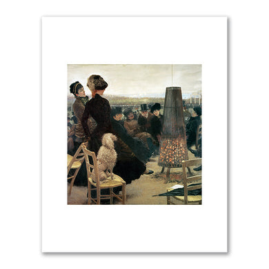 Giuseppe De Nittis, The Races at Auteuil (part of a triptych), 1881, Galleria Nazionale d' Arte Moderna, Rome. Photo © Bridgeman Images. Fine Art Prints in various sizes by 1000Artists.com