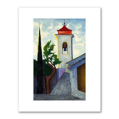 Joseph Stella, The Bell Tower, Private Collection. Photo © Bridgeman Images. Fine Art Prints in various sizes by 1000Artists.com