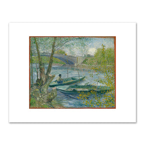 Vincent van Gogh, Fishing in Spring, the Pont de Clichy (Asnières), 1887, The Art Institute of Chicago. Fine Art Prints in various sizes by 1000Artists.com
