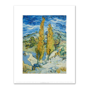 Vincent van Gogh, Two Poplars in the Alpilles near Saint-Rémy, 1889, The Cleveland Museum of Art. Fine Art Prints in various sizes by 1000Artists.com