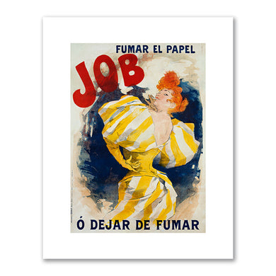 Jules Chéret, Fumar el Papel Job, ca. 1895, Private collection. Fine Art Prints in various sizes by 1000Artists.com