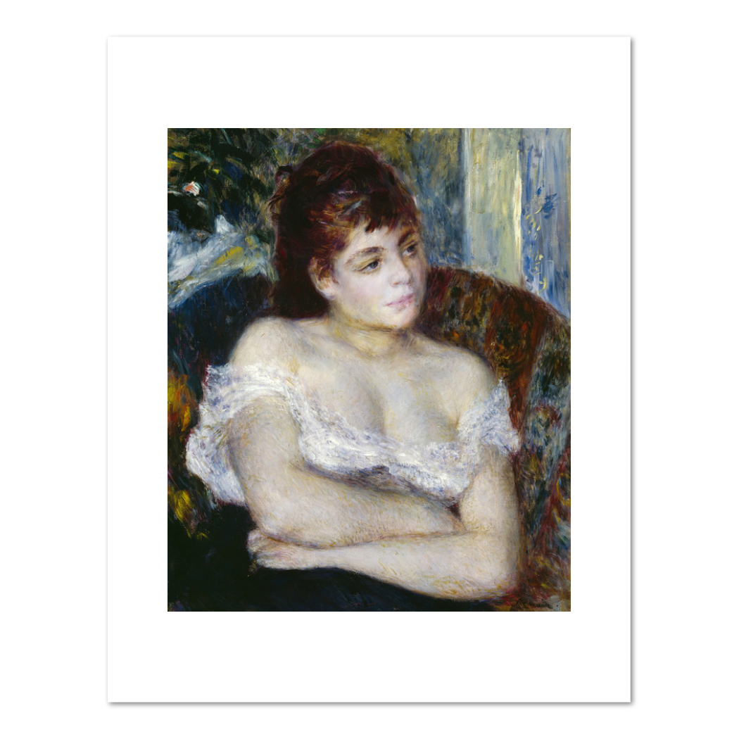 Pierre Auguste Renoir, Woman in an Armchair, 1874, Fine Art Prints in various sizes by 1000Artists.com