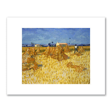 Vincent van Gogh, Corn Harvest in Provence, June 1888, The Israel Museum, Jerusalem. Fine Art Prints in various sizes by 1000Artists.com