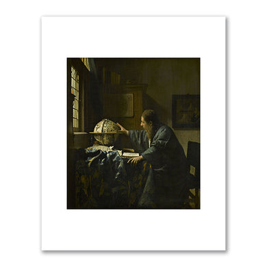 Johannes Vermeer, The Astronomer (L'astronome dit aussi l'Astrologue), c. 1668, Musée du Louvre, Paris. Fine Art Prints in various sizes by 1000Artists.com