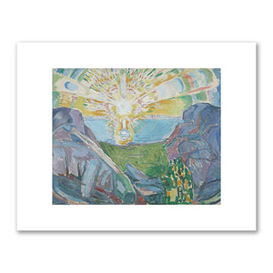 Edvard Munch, The Sun, 1912, Munchmuseet, Oslo, Norway. Fine Art Prints in various sizes by 1000Artists.com