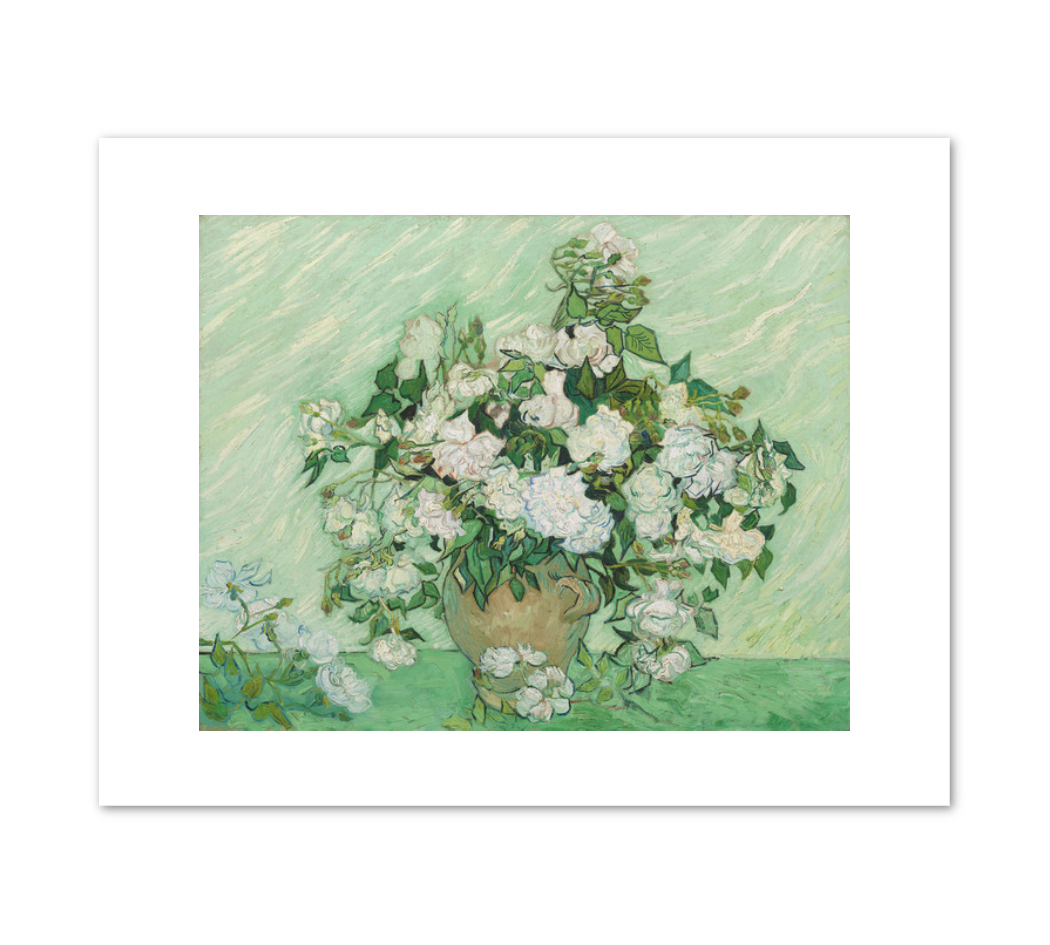 Vincent van Gogh, Roses,1890, Fine Art Prints in various sizes by 1000Artists.com