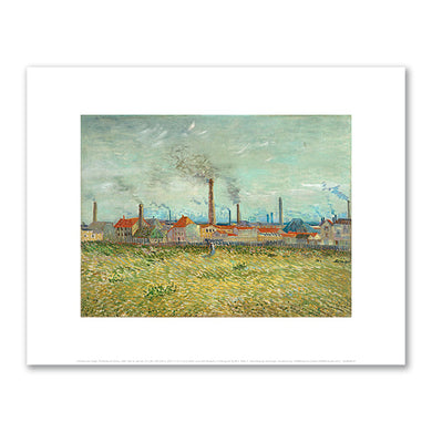 Vincent van Gogh, Factories at Clichy, 1887, Saint Louis Art Museum. Fine Art Prints in various sizes by 1000Artists.com