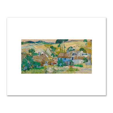 Vincent van Gogh, Farms near Auvers, July 1890, Tate Britain. Fine Art Prints in various sizes by 1000Artists.com