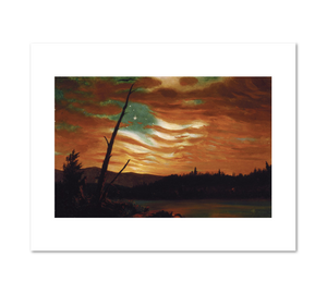 Frederic Edwin Church, Our Banner in the Sky, 1861, Terra Foundation for American Art. Fine Art Prints in various sizes by 1000Artists.com