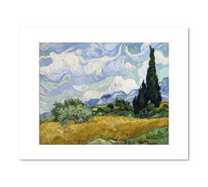 Vincent van Gogh, Wheat Field with Cypresses, 1889, Fine Art Prints in various sizes by 1000Artists.com