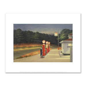 Edward Hopper, Gas, 1940, Fine Art Prints in various sizes by 1000Artists.com