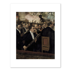 Edgar Degas, The Orchestra of the Opéra, 1870, Musée d'Orsay. Fine Art Prints in various sizes by 1000Artists.com