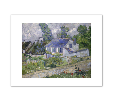 Vincent van Gogh, Houses at Auvers, 1890, Fine Art Prints in various sizes by 1000Artists.com