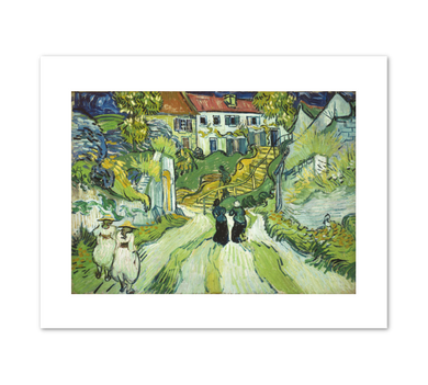 Vincent van Gogh, Stairway at Auvers, 1890, Fine Art Prints in various sizes by 1000Artists.com