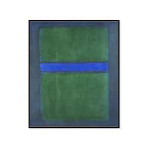 Mark Rothko, Untitled, 1957, Framed Art Print with black frame in 3 sizes by 1000Artists.com