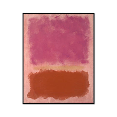 Mark Rothko, Untitled, Framed Art Print with black frame in 3 sizes by 1000Artists.com
