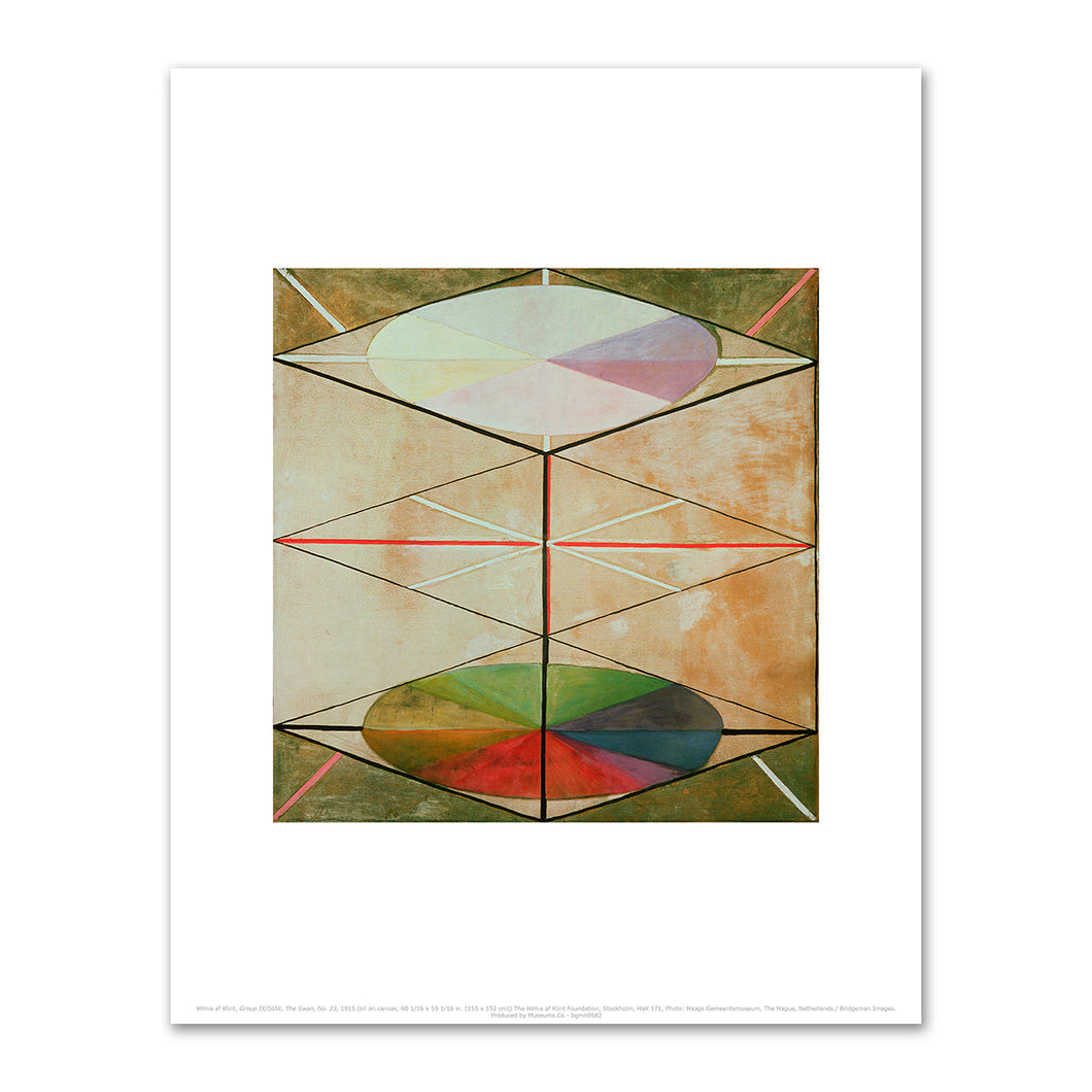 Hilma af Klint, Group IX/SUW, No. 23, The Swan, 1915, Fine Art Prints in various sizes by 1000Artists.com