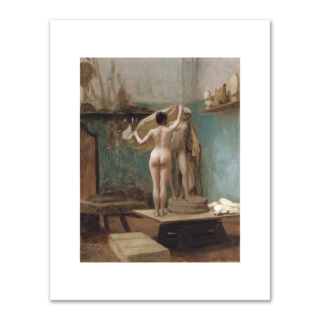 Jean-Léon Gérôme, La fin de la séance: The End of the Pose, 1896, Private Collection, Photo © Christie's Images / Bridgeman Images. Fine Art Prints in various sizes by 1000Artists.com