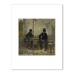 Jean-François Raffaëlli, The Absinthe Drinkers, 1881, Fine Arts Museums of San Francisco, Photo © Christie's Images / Bridgeman Images. Fine Art Prints in various sizes by 1000Artists.com