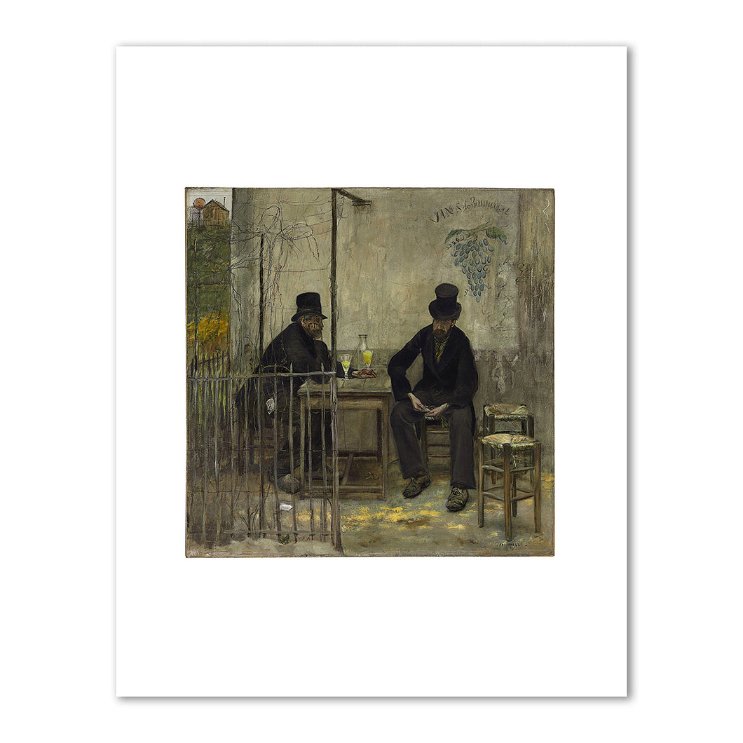 Jean-François Raffaëlli, The Absinthe Drinkers, 1881, Fine Arts Museums of San Francisco, Photo © Christie's Images / Bridgeman Images. Fine Art Prints in various sizes by 1000Artists.com