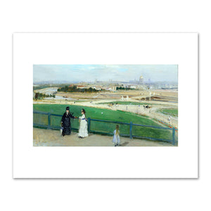Berthe Morisot, View of Paris from the heights of the Trocadero, 1871-73, Santa Barbara Museum Of Art, Photo © Photo Josse / Bridgeman Images. Fine Art Prints in various sizes by 1000Artists.com