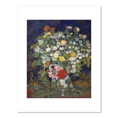 Vincent van Gogh, Bouquet of Flowers in a Vase, 1890, Fine Art Prints in various sizes by 1000Artists.com