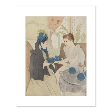 Mary Cassatt, Afternoon Tea Party, Fine Art Prints in various sizes by 1000Artists.com