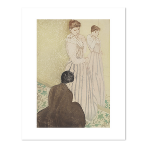 Mary Cassatt, The Fitting, 1890-1891, Fine Art Prints in various sizes by 1000Artists.com