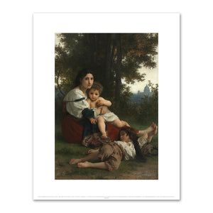 William-Adolphe Bouguereau, Rest, 1879, The Cleveland Museum of Art. Fine Art Prints in various sizes by 1000Artists.com