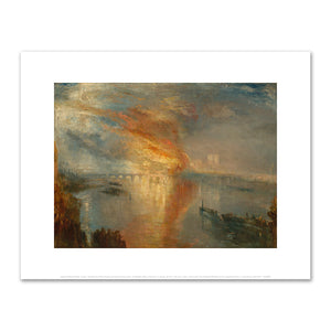 Joseph Mallord William Turner, The Burning of the Houses of Lords and Commons, 16 October 1834, 1835, The Cleveland Museum of Art. Fine Art Prints in various sizes by 1000Artists.com
