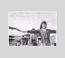 Female internees practicing calisthenics at Manzanar internment camp by Ansel Adams Artblock