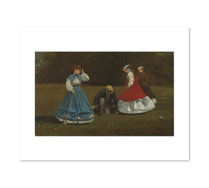 Croquet Scene by Winslow Homer