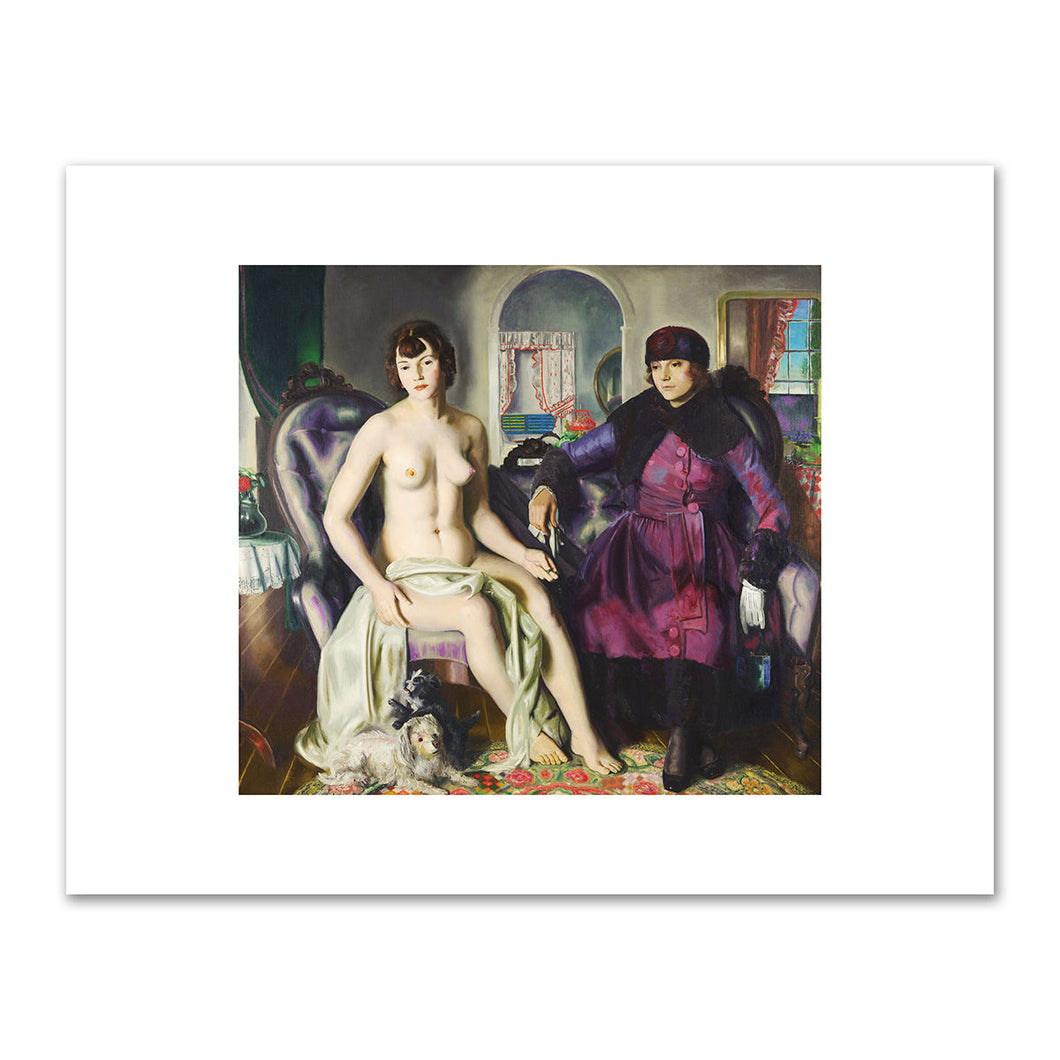 George Bellows, Two Women, 1924, Crystal Bridges Museum of American Art, Bentonville, Arkansas. Fine Art Prints in various sizes by 1000Artists.com