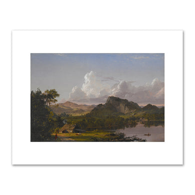Frederick Edwin Church, Home by the Lake, 1852, Crystal Bridges Museum of American Art, Bentonville, Arkansas. Fine Art Prints in various sizes by 1000Artists.com