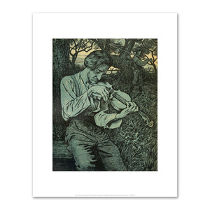 Hans Thoma, Der Geiger (The Fiddler), 1895, Courtesy of Denenberg Fine Arts. Fine Art Prints in various sizes by 1000Artists.com