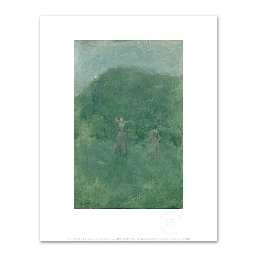 Thomas Wilmer Dewing, Summer, Fine Art Prints in various sizes by 1000Artists.com