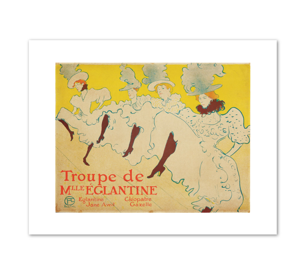 Troupe de Mlle Églantine by Henri de Toulouse-Lautrec