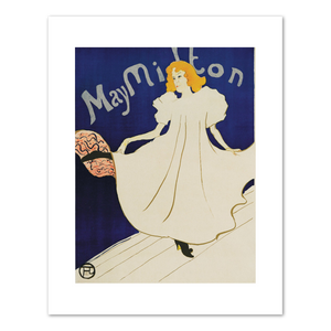 Henri de Toulouse-Lautrec (French, 1864-1901), May Milton, 1895, Fine Art Prints in various sizes by 1000Artists.com