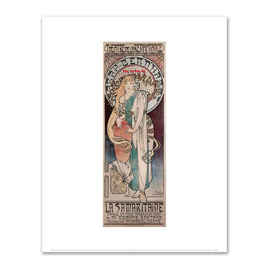 Alphonse Mucha, Sarah Bernhardt in “La Samaritaine” (The Woman of Samaria), 1897, Fine Art Prints in various sizes by Museum.Co