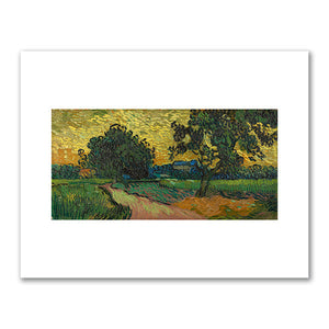 Vincent van Gogh, Landscape at Twilight, June 1890, Van Gogh Museum, Amsterdam. Fine Art Prints in various sizes by 1000Artists.com