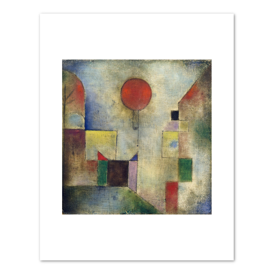 Paul Klee, Red Balloon (Roter Ballon), 1922, Fine Art Prints in various sizes by 1000Artists.com