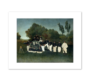 Henri Rousseau, Artillerymen (Les Artilleurs), ca. 1893–95, Solomon R. Guggenheim Museum, New York. Fine Art Prints in various sizes by 1000Artists.com