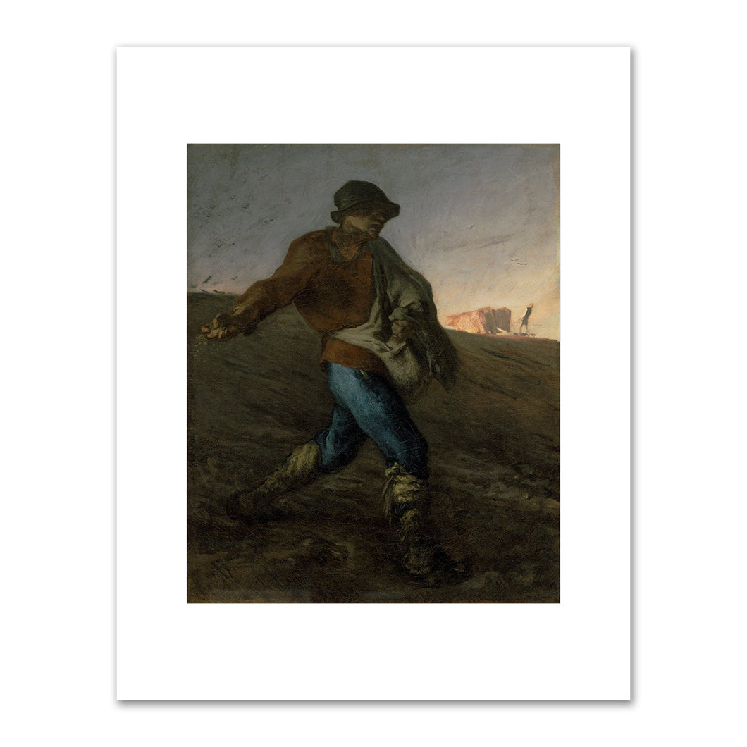 Jean-François Millet, The Sower, 1850, Museum of Fine Arts, Boston. Fine Art Prints in various sizes by 1000Artists.com