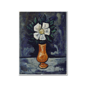 White Flower by Marsden Hartley, Framed Art Print