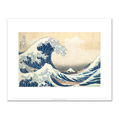 Katsushika Hokusai, The Great Wave at Kanagawa (from a Series of Thirty-six Views of Mount Fuji), ca. 1830-32, Fine Art Prints in various sizes by 1000Artists.com