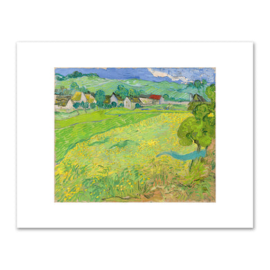 Vincent van Gogh, Les Vessenots in Auvers, 1890, Museo Nacional Thyssen-Bornemisza, Madrid. Fine Art Prints in various sizes by 1000Artists.com